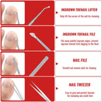 Maliyscent pedicure kit tools layout