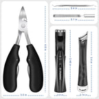Fumax toenail clippers for seniors in travel case