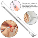 Professional grade stainless steel nail lifters and tweezers
