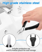 Side profile of Tisojpod professional toenail trimmer