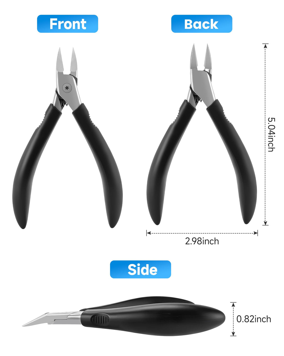 Tisojpod nail clipper being held by hand for scale