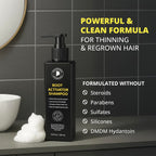 Spartan root activating hair cleanser for men and women