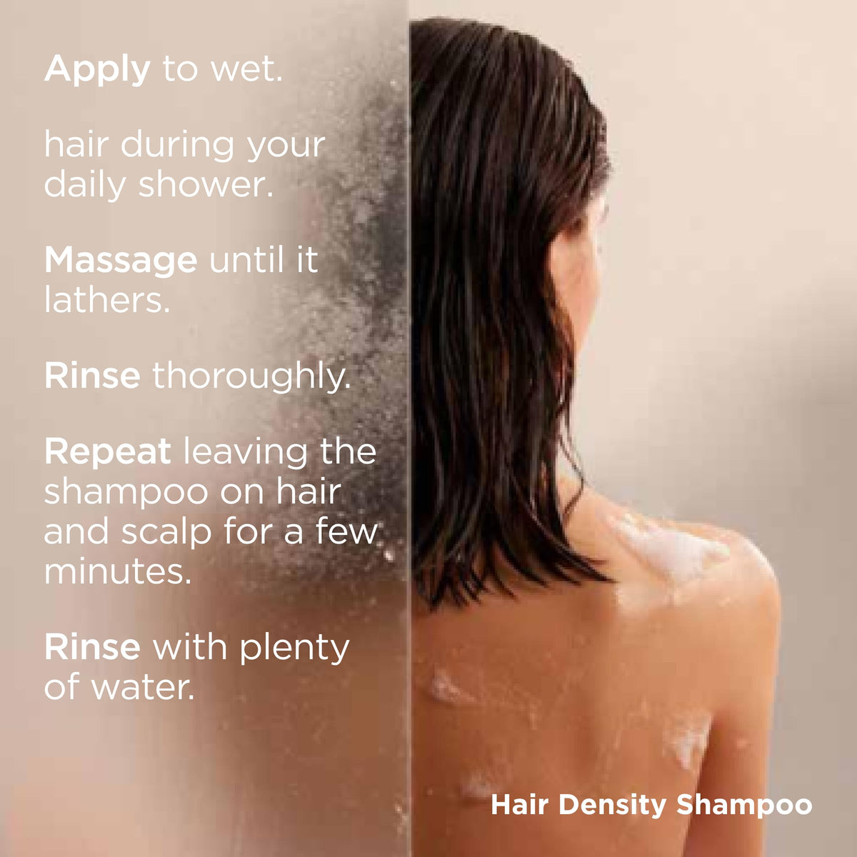 ISDIN Lambdapil dermatologist tested hair density shampoo on a clean backdrop