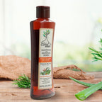 Close up of Arbol Verde Mexican anti breakage shampoo packaging
