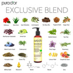 PURA DOR Gold Label hair thickening formula back label ingredients
