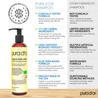 Authentic USA imported PURA DOR biotin shampoo for hair thinning