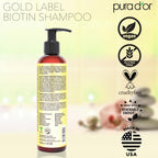 PURA DOR original gold label shampoo consistency texture preview