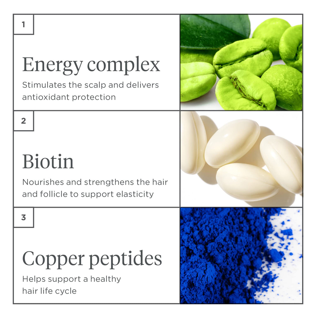 Briogeo Destined for Density shampoo bottle highlighting cruelty free and clean beauty certifications