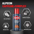 Alpecin C1 Caffeine Shampoo 250ml bottle highlighting the caffeine complex formula