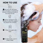 Authentic USA imported Beadlamey follicle stimulating shampoo for thicker and fuller hair.