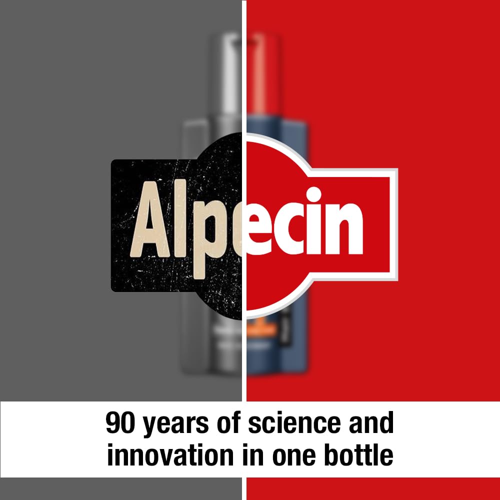 Alpecin C1 anti hair fall caffeine shampoo showing official product ingredients