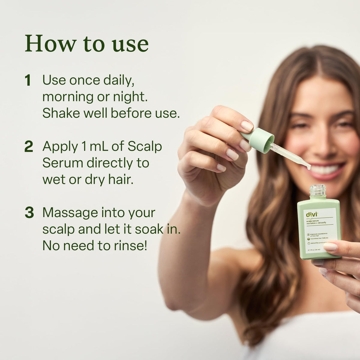 Divi Air Dry Styling Cream four ounces tube for anti frizz hair texture.