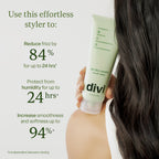 Divi hair care set ingredients including rosemary oil and caffeine benefits.