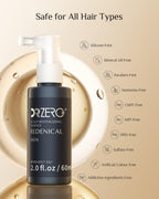 Premium imported clinical hair loss treatment bottle for male pattern baldness and shedding prevention