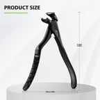 Professional grade Baluca black steel nail clipper set