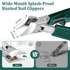 Side profile of eagle beak beveled nail cutter for thick nails