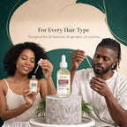 Back label of OilnGlow pre wash hair oil showing organic ingredients list