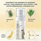 Narvokey botanical hair spray with thuja orientalis leaf extract for natural root stimulation.