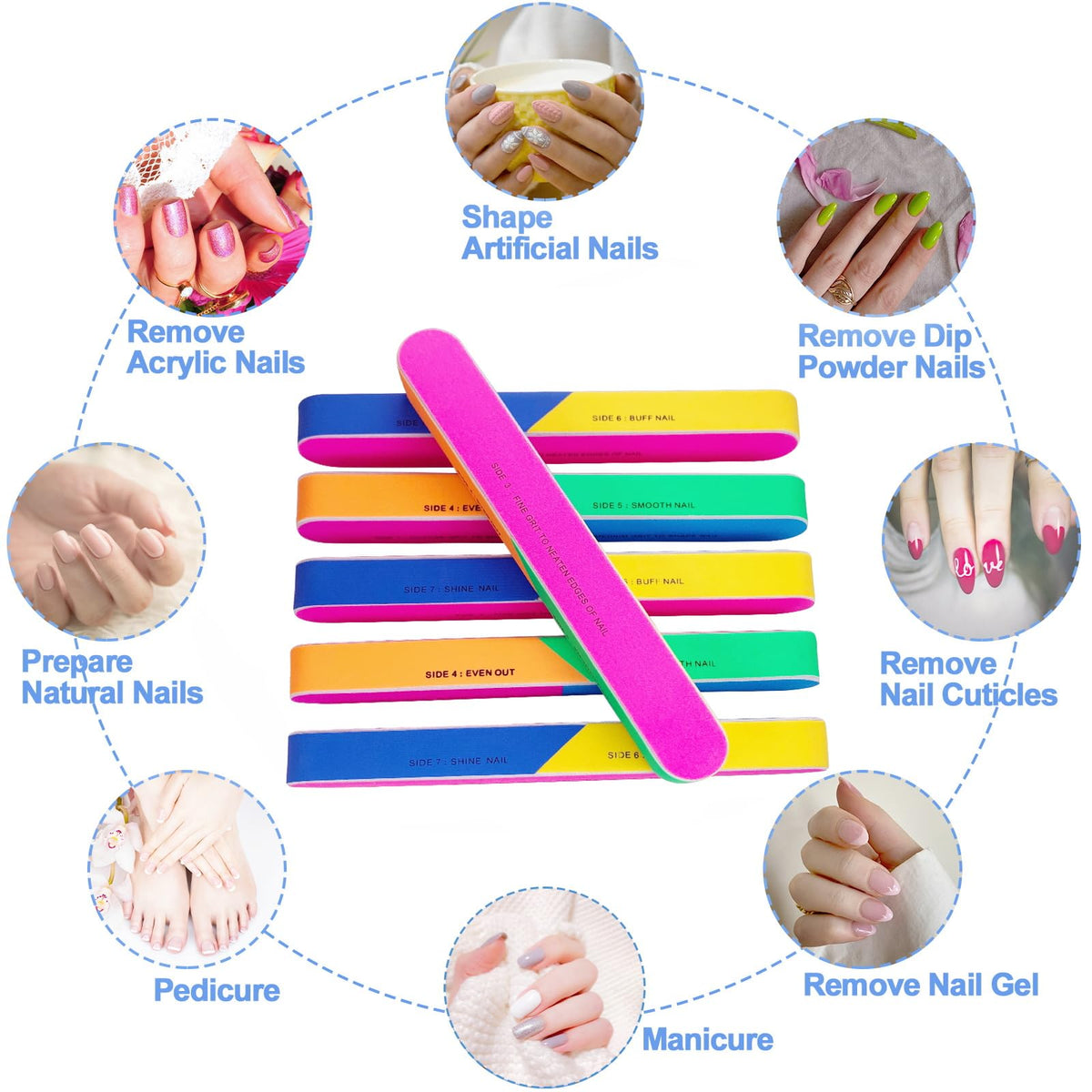 AhaTopia nail care set for smooth and shiny nails