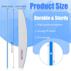 Bleswin 12 piece emery board nail file pack