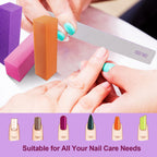 Homeyera professional manicure tool kit with emery boards