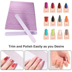 AhaTopia 100/180 grit double sided nail files bulk pack