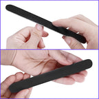 HomeyEra nail files showing 7 inch length and wooden base