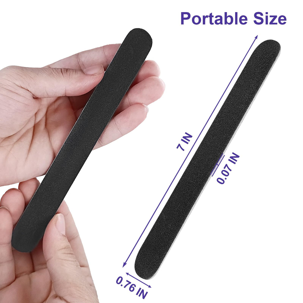 HomeyEra emery board nail files for acrylic and natural nails
