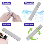 Gray emery boards for natural nail care