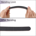 Stack of 20 professional black reusable emery boards