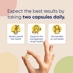 Moerie Ultimate Hair Boost capsules showing the specialized nutrient beadlet delivery system