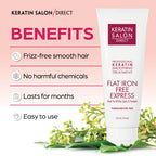 Close up of Keratin Salon Direct hair treatment tube