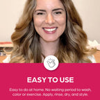 Keratin Salon Direct hair care product branding details