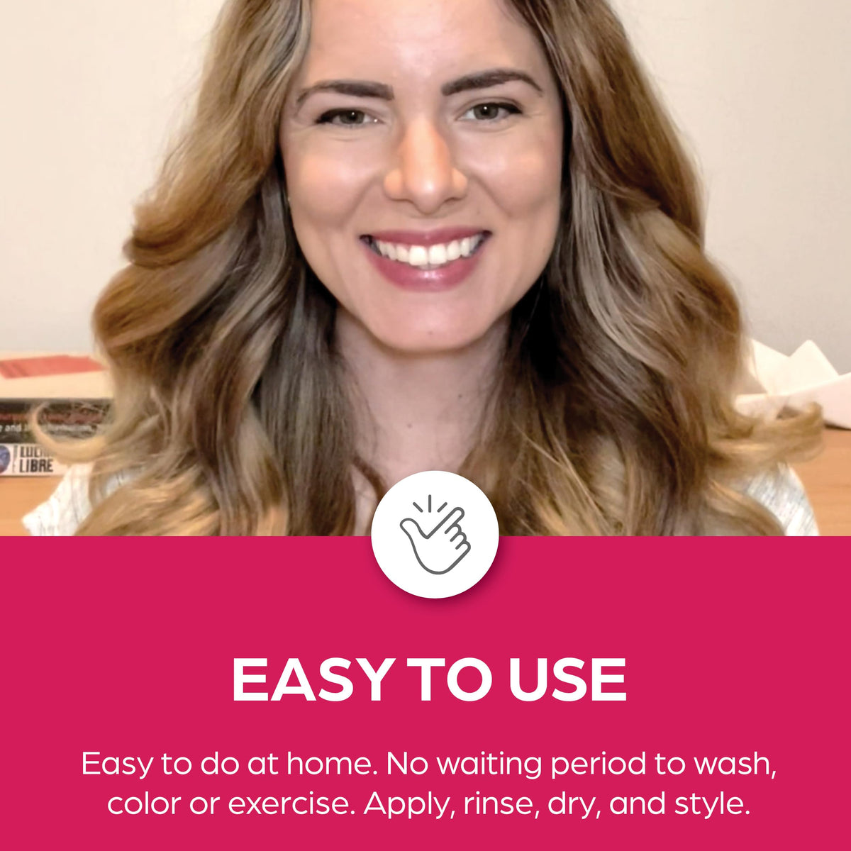 Keratin Salon Direct hair care product branding details
