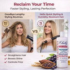Professional Brazilian keratin treatment bottle for salon use