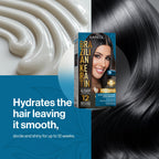 Before and after result visualization for Brazilian keratin kit