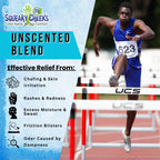 Nourishing herbal blend dusting powder for active lifestyle protection