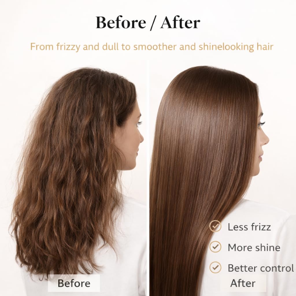 Lina Zapata hair care product for smooth and silky finish