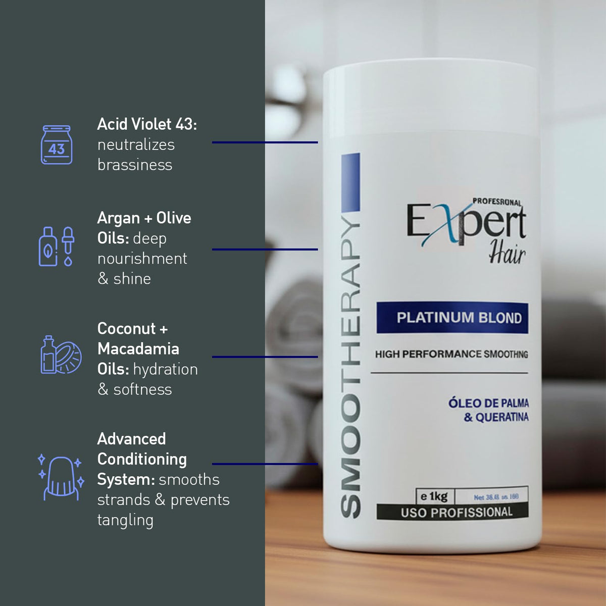 Expert Hair Bio Protein treatment for sleek hair