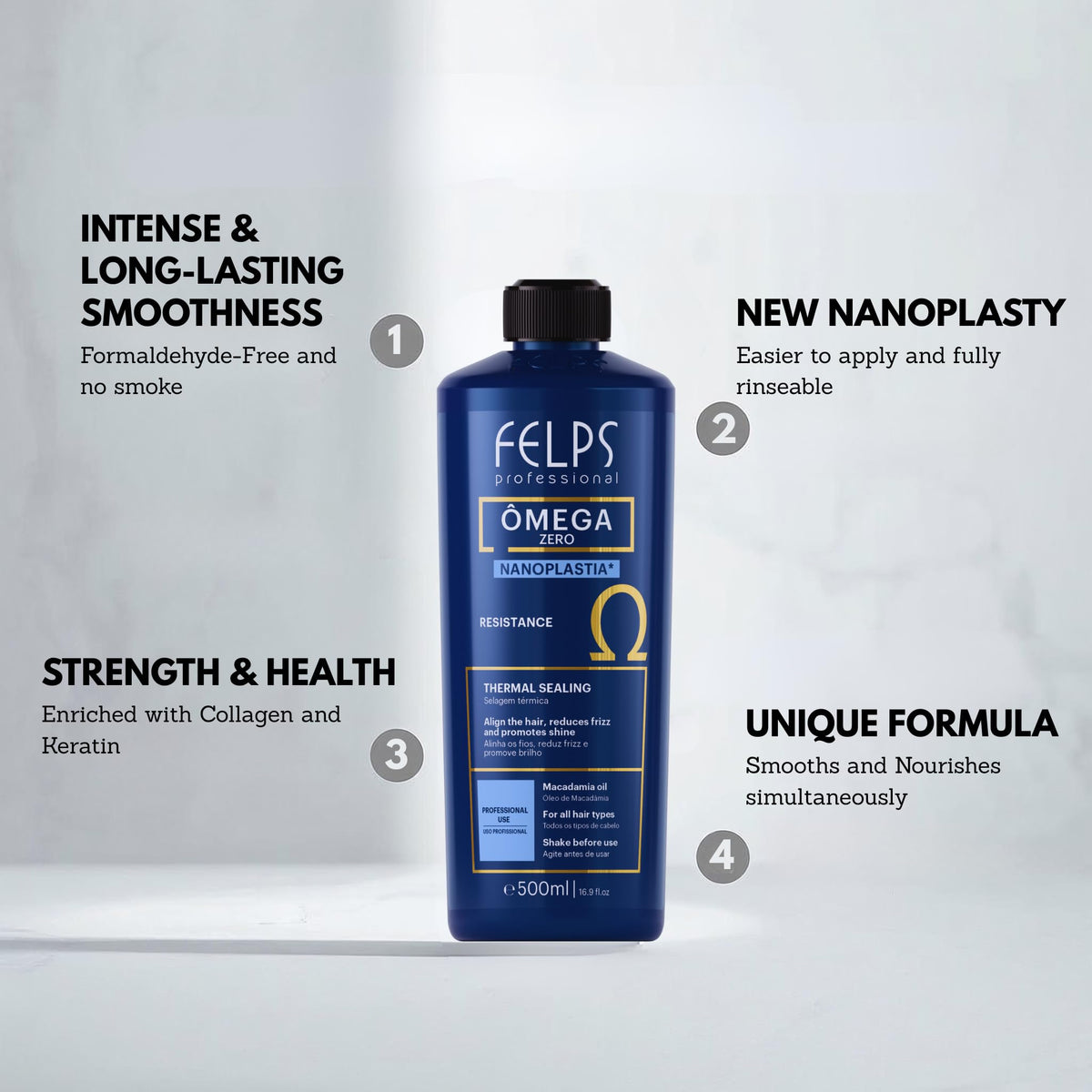 Authentic USA imported Felps hair smoothing product