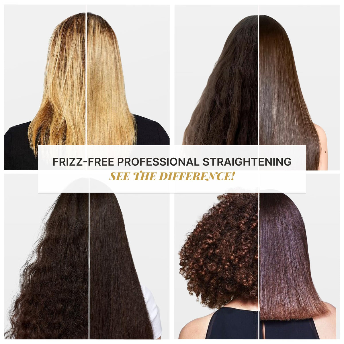 Side profile of Fashion Gold keratin bottle 300g size