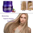 Zixgiah Liss protein hair cream jar with ingredient highlights