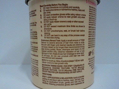 Authentic TCB No Base Super conditioning formula jar for smoothing curly hair