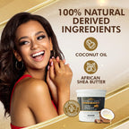 Authentic USA sourced Dominican Magic gentle hair relaxer kit component look