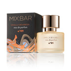 Close up of Mix Bar Vanilla Bourbon Eau De Parfum bottle 1.7 fluid ounce.