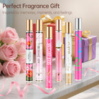 Travel size Eau de Toilette perfume set arrangement