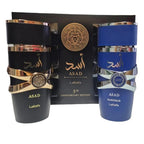 Lattafa Asad and Asad Zanzibar fragrance set for men