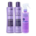 Cadiveu Liso Magico gradual smooth serum and post sealing treatment system for thermal hair protection