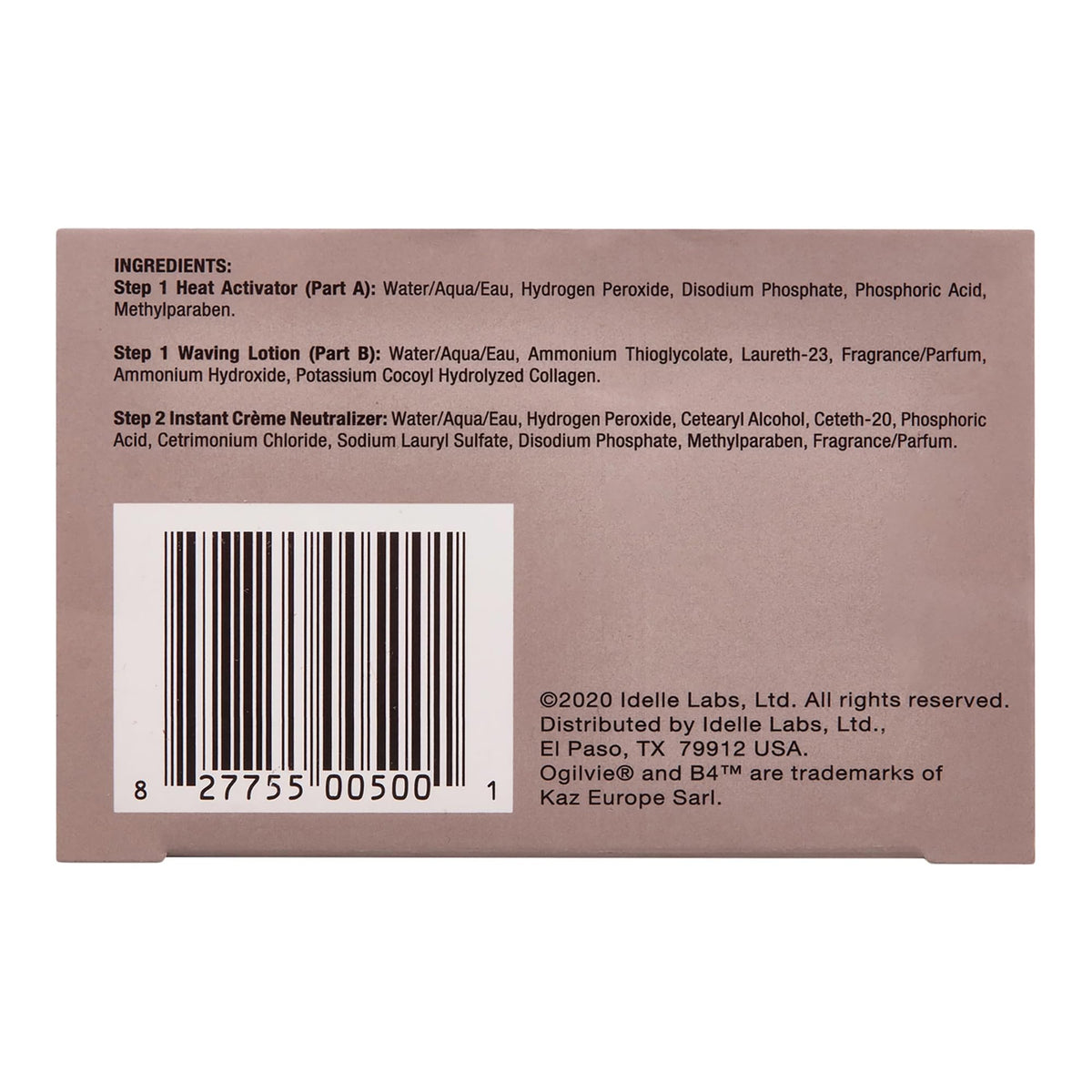 Ogilvie precisely right professional permanent wave kit for men and women