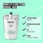 Texture shot of the pH 9.5 cream type multi perm system.